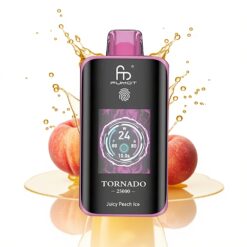 Fumot Tornado 25000 Lédús Őszibarack Jég HD Kijelzős Típus-C Töltéses