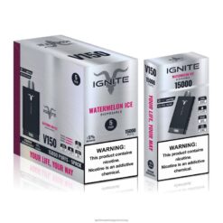 görögdinnye jég IGNITE V150 vape toll 5 db - IGNITE puff price RV8DX94