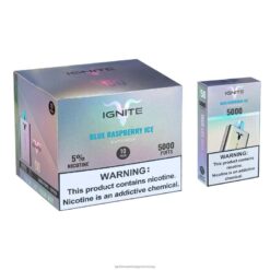 kék málna jég IGNITE V50 vape toll 10 db - IGNITE puff price RV8DX144