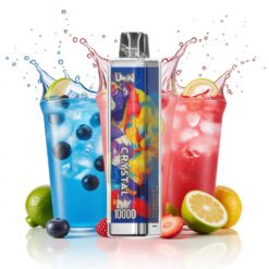 Uwin Crystal 10000 Kék Málna Limonádé RGB Fény Mesh