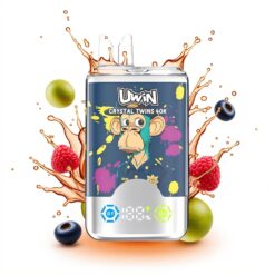 Uwin Crystal Twins 40000 Kiwis Márkás Eper Guava Áfonya Málna Kettős Íz Mesh Tekercs