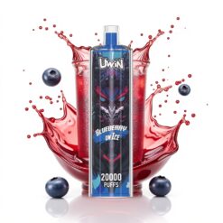 Uwin Shisha Hookah Crystal 20000 Puffs Áfonya Jégén Mesh Coil Type-C