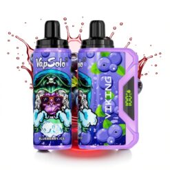 VapSolo VIKING 12000 Kékáfonya Típus-C Kijelző