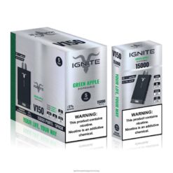 zöld alma IGNITE V150 vape toll 5 db - IGNITE vape Magyarország RV8DX85