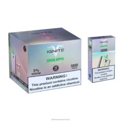 zöld alma IGNITE V50 vape toll 10 db - IGNITE vape Magyarország RV8DX145